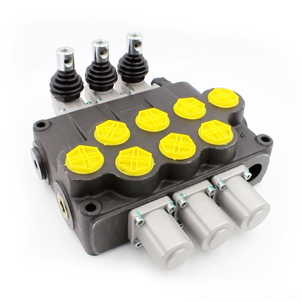 P120-G1-OT Manual 3 Spool Monoblock Directional Valve cover photo