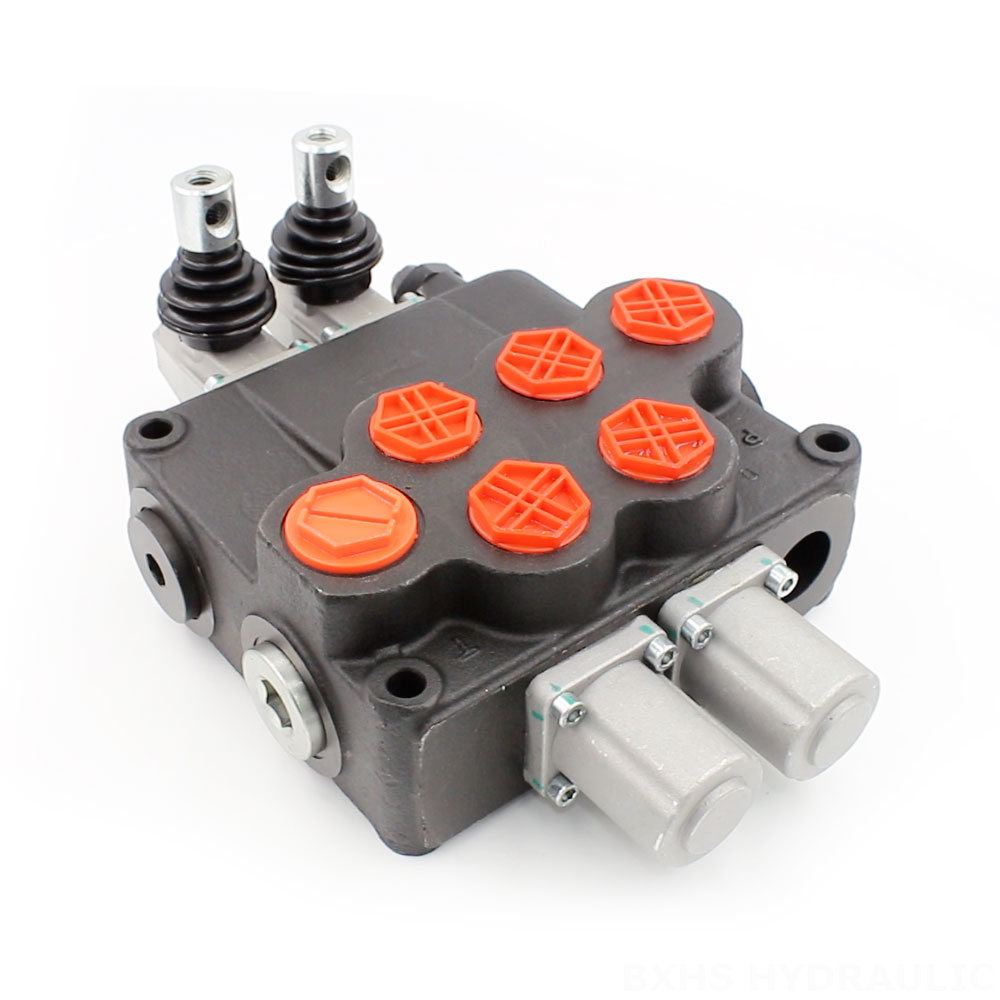 P120-G34-G1-OT Manual 2 Spool Monoblock Directional Valve image