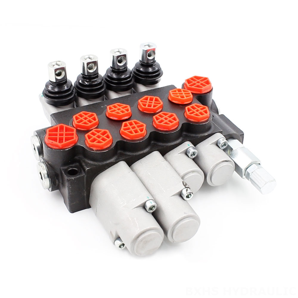 P40-G12-G38-2OT-2QTW Manual 4 Spool Monoblock Directional Valve image