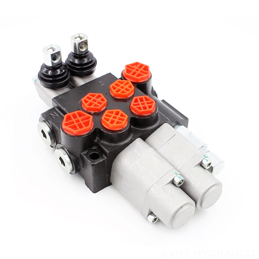 P40-G12-G38-2QTW Manual 2 Spool Monoblock Directional Valve image