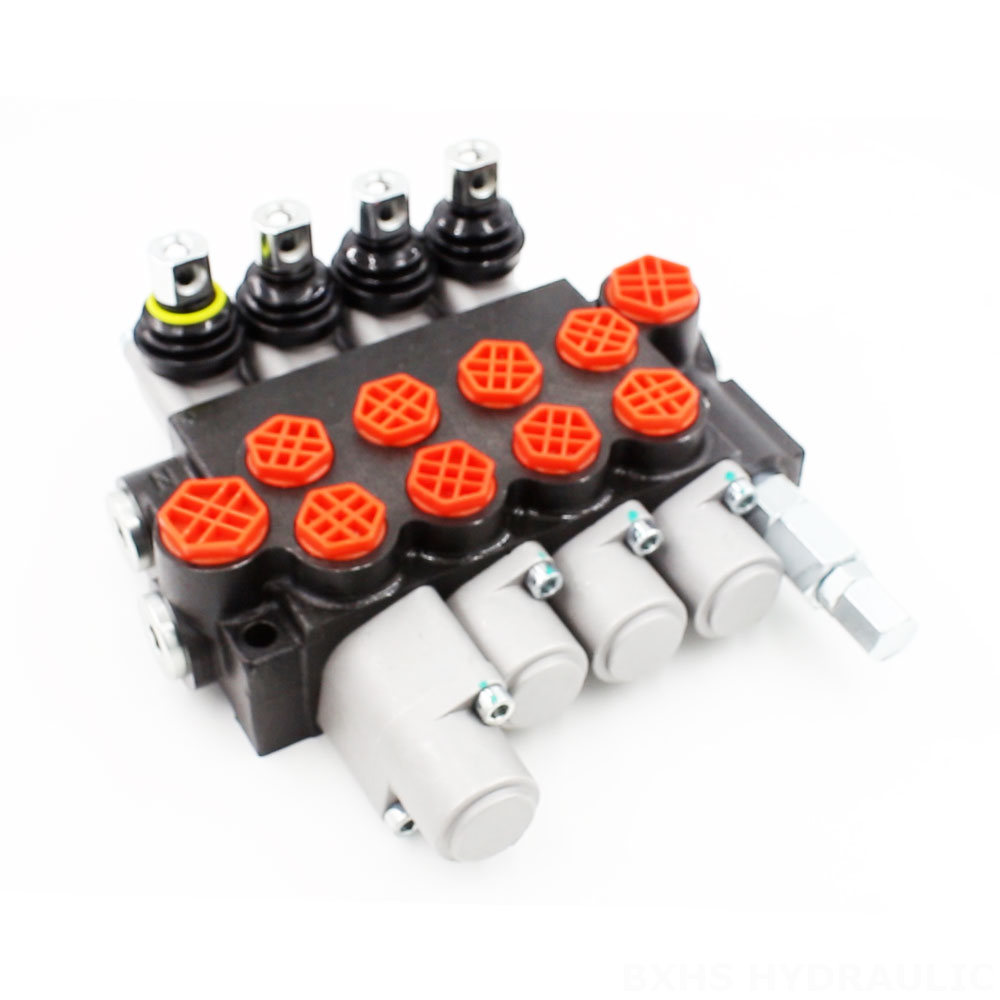 P40-G12-G38-3OT-OTW Manual 4 Spool Monoblock Directional Valve image