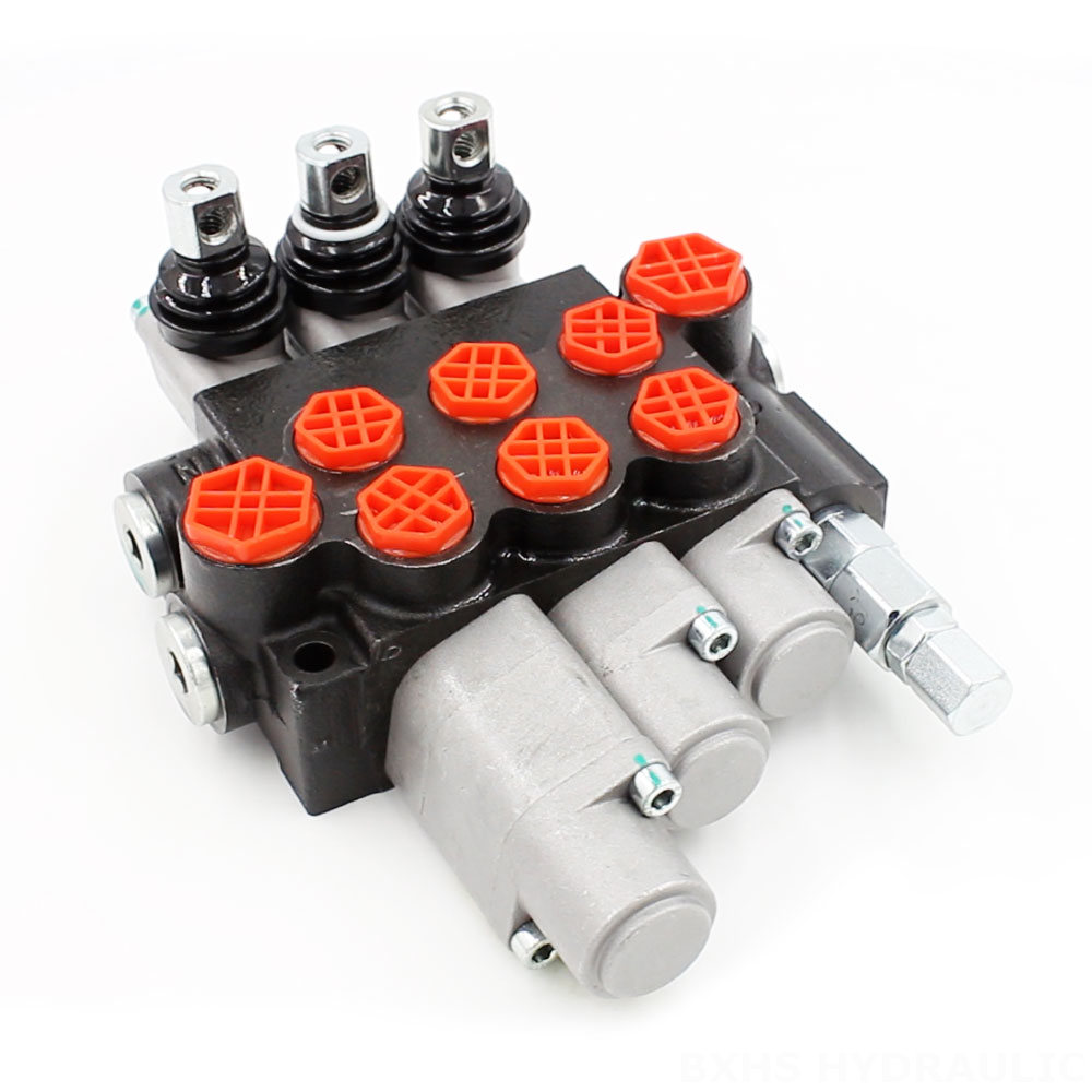 P40-G12-G38-OT-QTW-QTW1 Manual 3 Spool Monoblock Directional Valve image