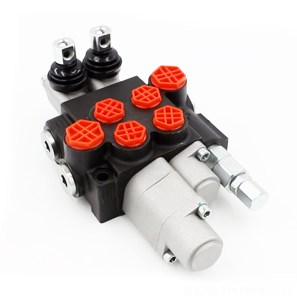 P40-G12-G38-OT-QTW1 Manual 2 Spool Monoblock Directional Valve image