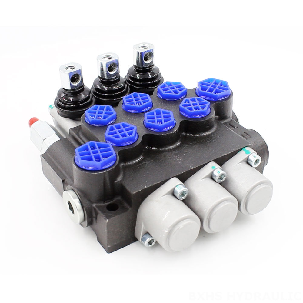 P40-G12-G38-OT Manual 3 Spool Monoblock Directional Valve cover photo