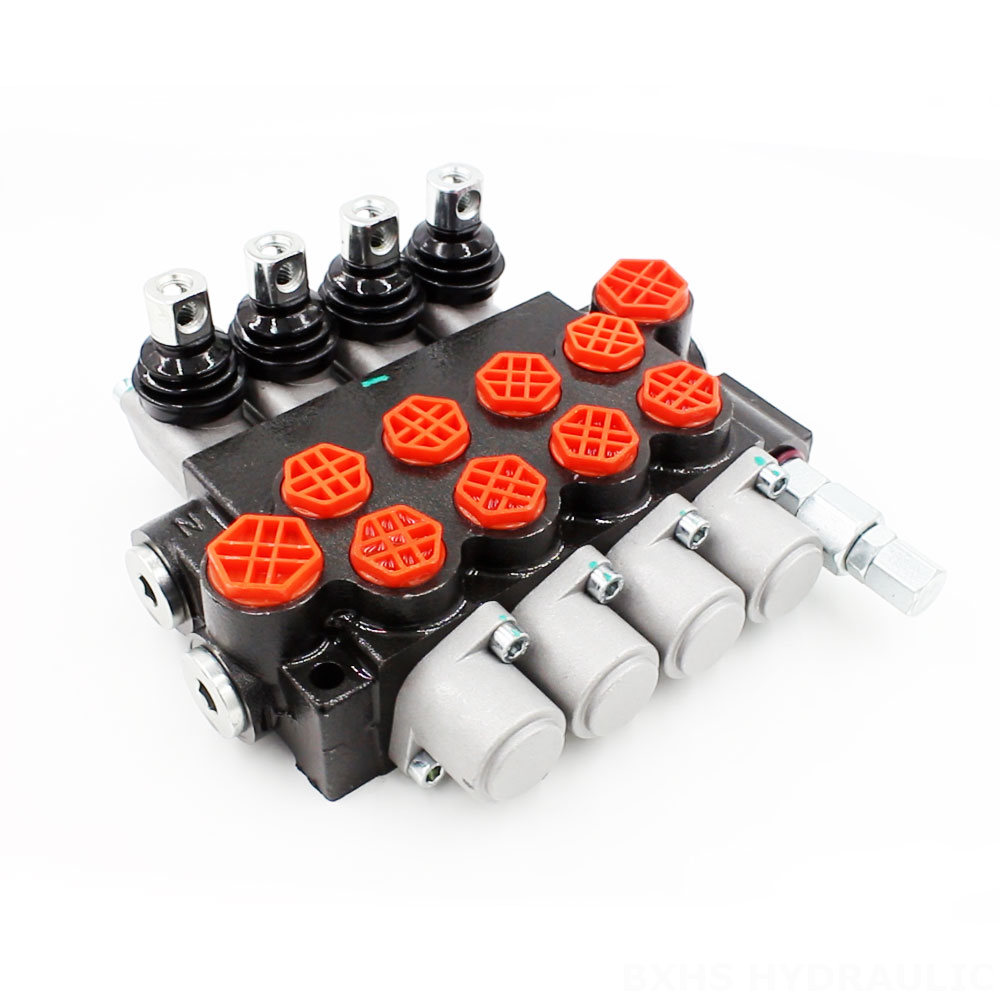 P40-G12-G38-OT Manual 4 Spool Monoblock Directional Valve image