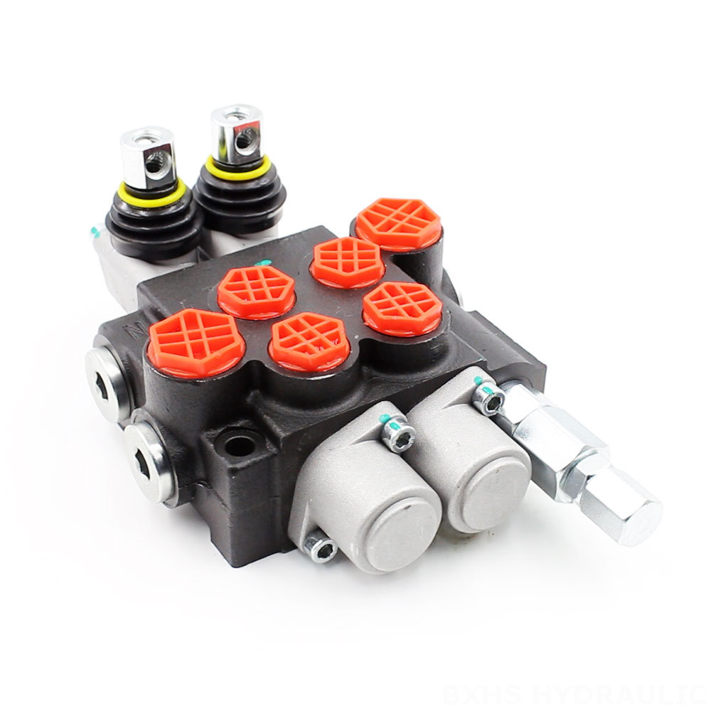 P40-G12-G38-OW Manual 2 Spool Monoblock Directional Valve image