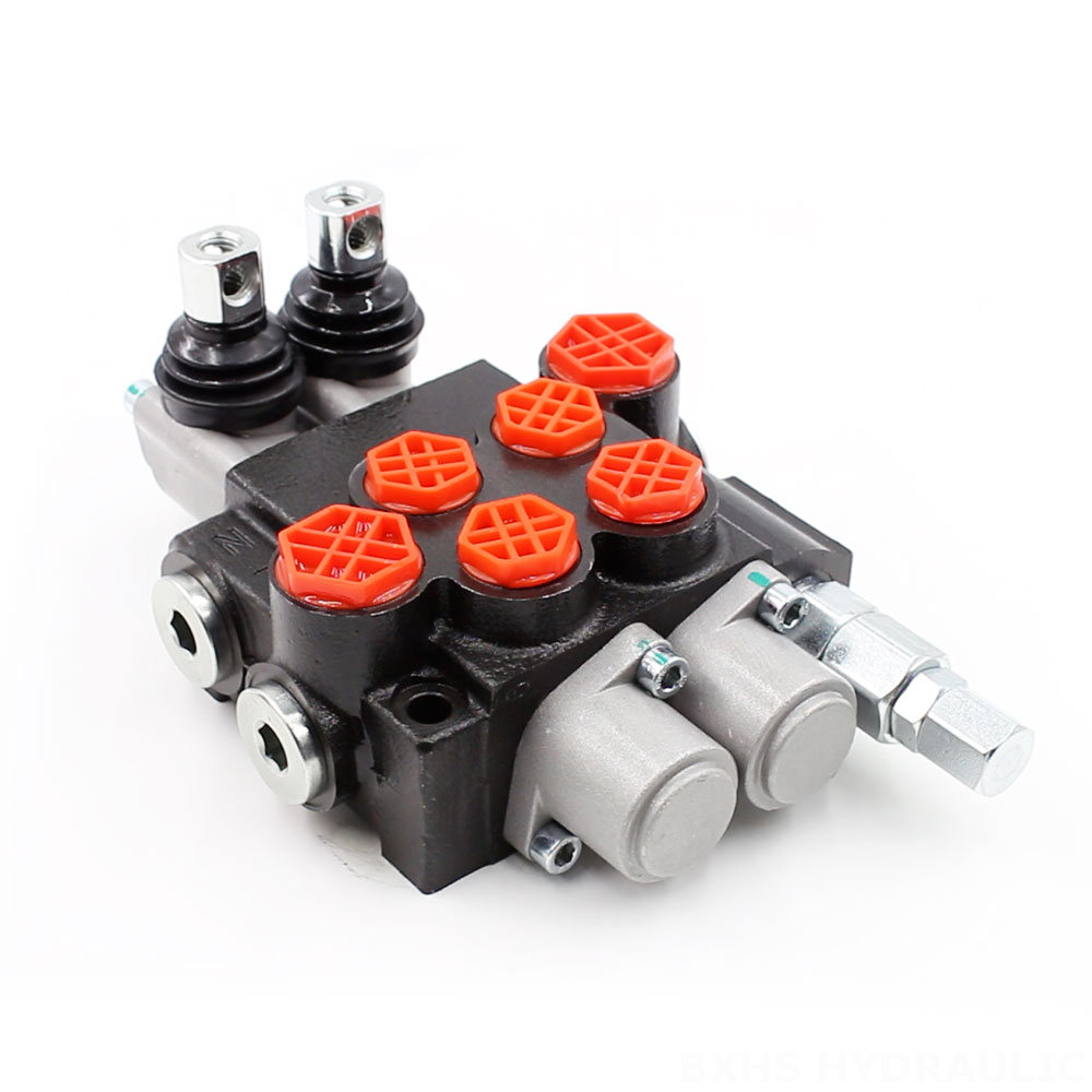 P40-G12-G38 Manual 2 Spool Monoblock Directional Valve image