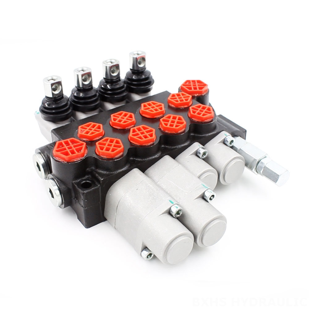 P40-G12-G38 Manual 4 Spool Monoblock Directional Valve image