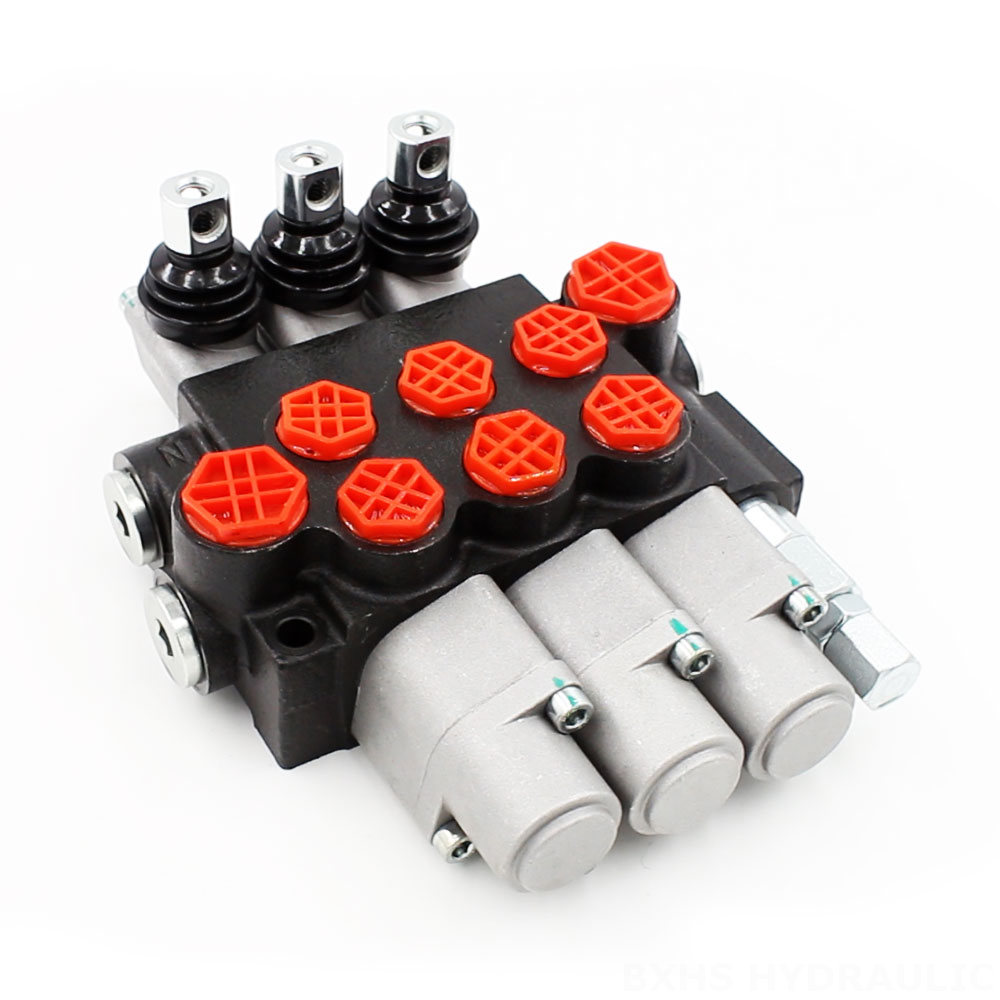 P40-G38-G12-OT Manual 3 Spool Monoblock Directional Valve cover photo