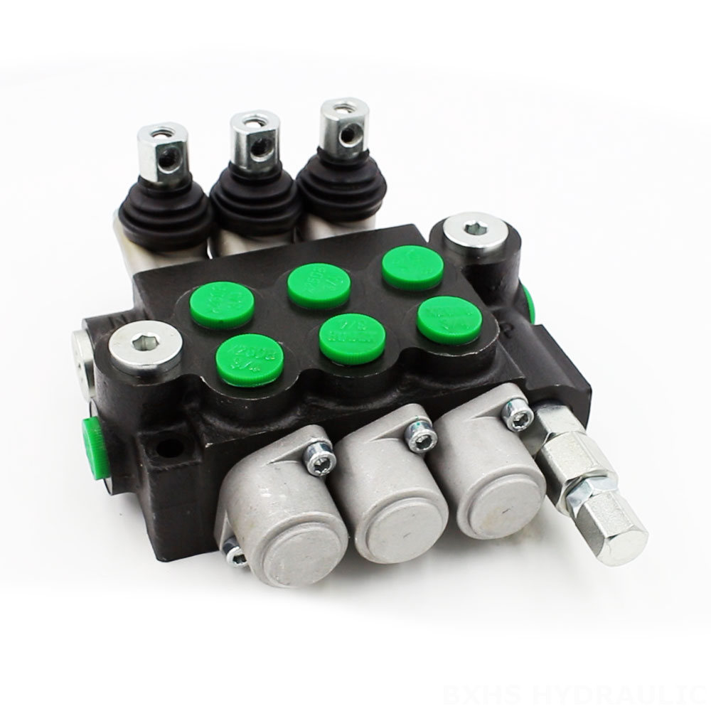 P40-U34-OT Manual 3 Spool Monoblock Directional Valve cover photo