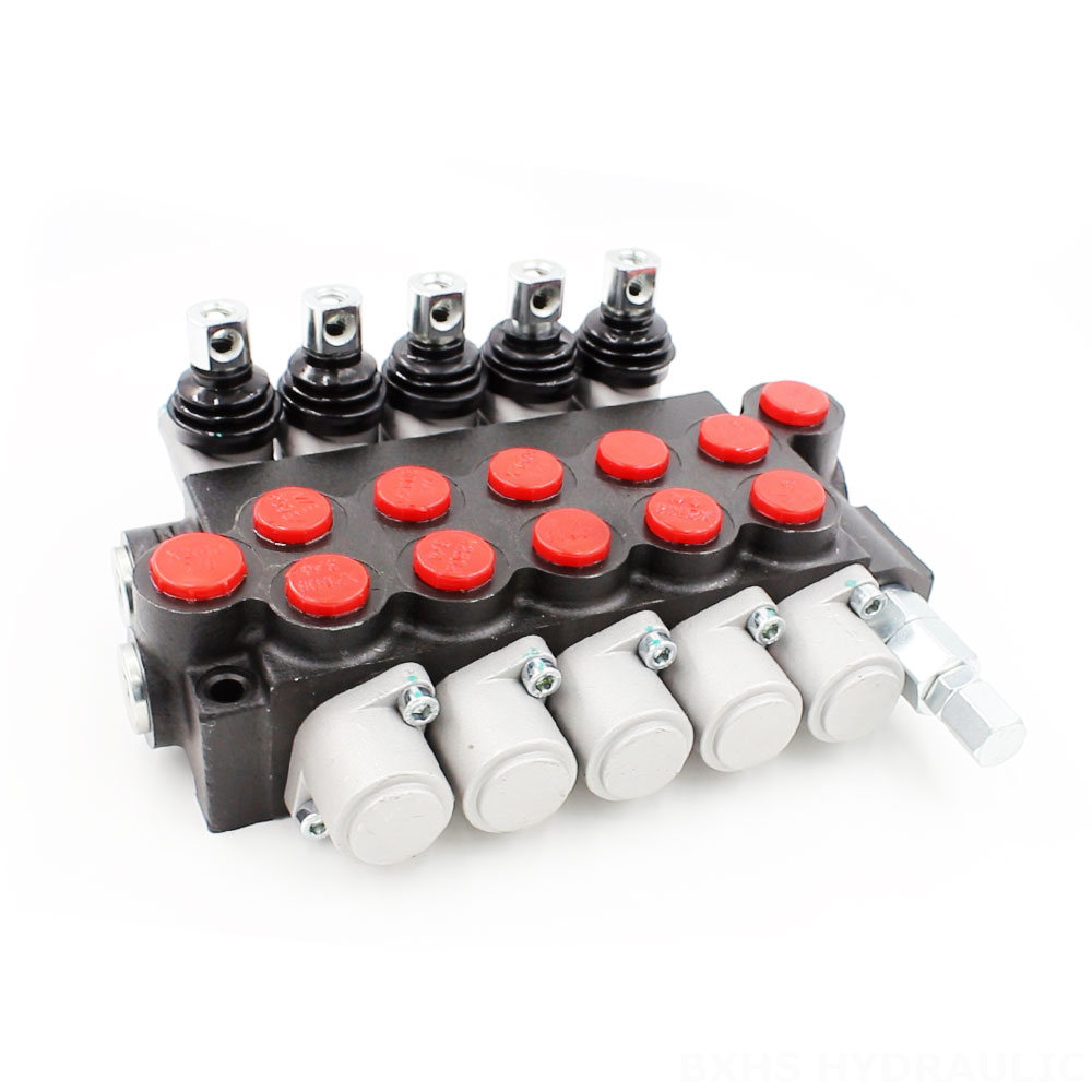 P40-U34-U78 Manual 5 Spool Monoblock Directional Valve cover photo