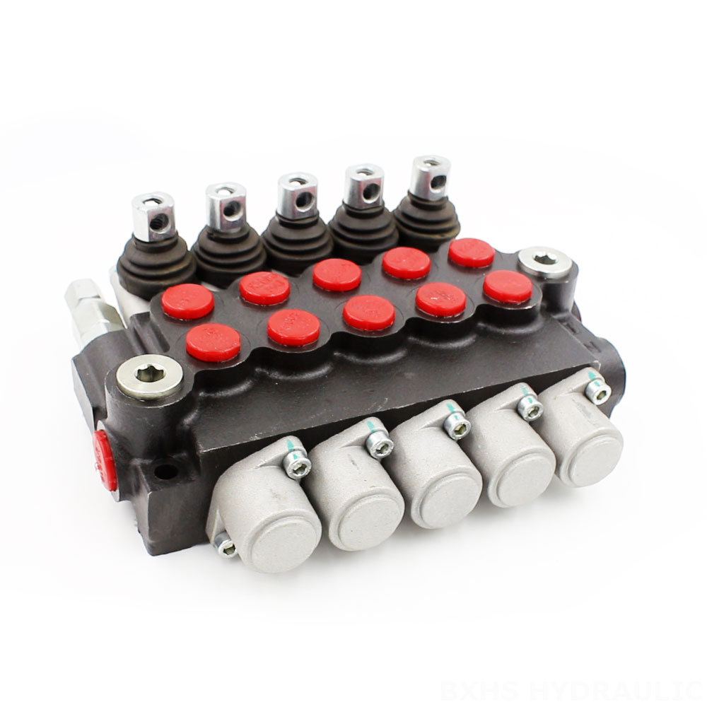 P40-U34-U78 Manual 5 Spool Monoblock Directional Valve image