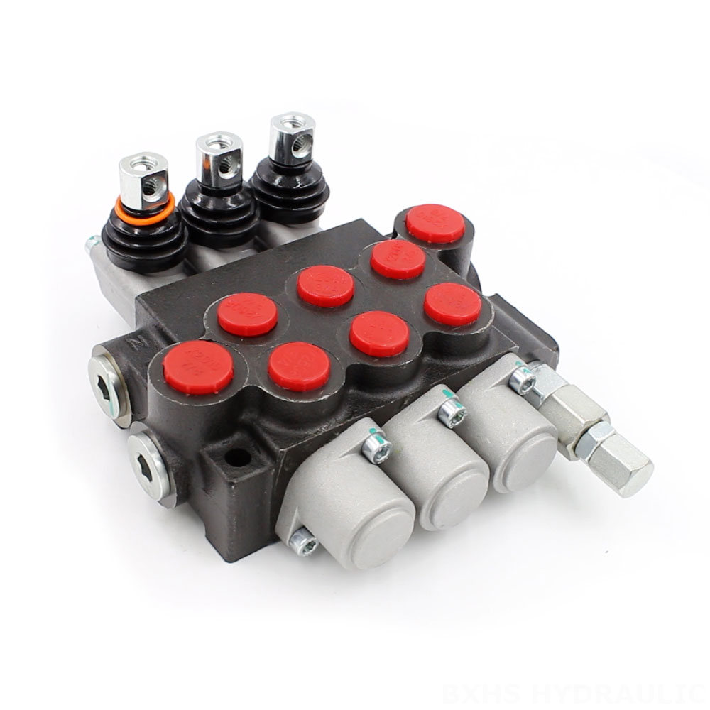 P40-U78-U34-2OT-YW Manual 3 Spool Monoblock Directional Valve cover photo