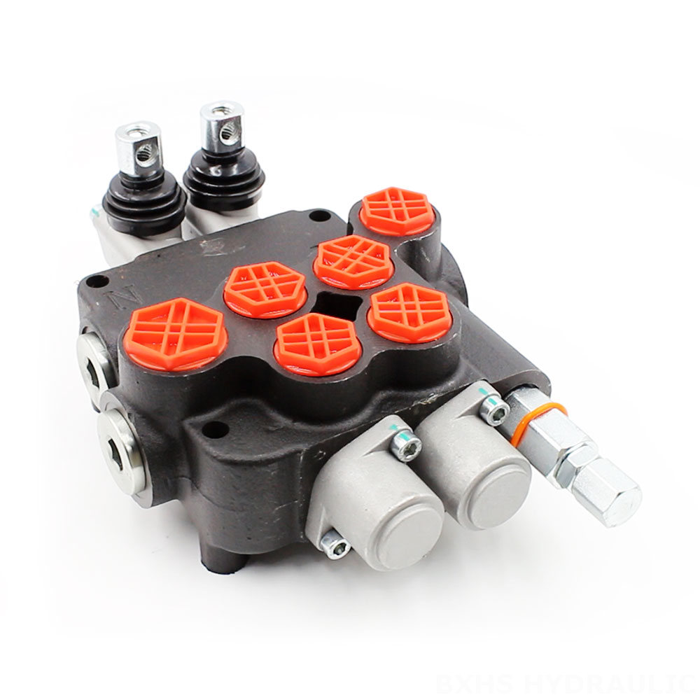 P80-AQF-G34-G12-2OT Manual 2 Spool Monoblock Directional Valve cover photo