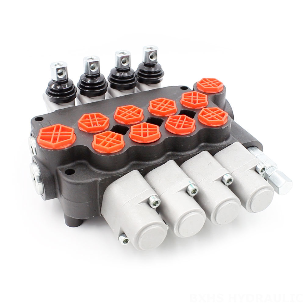 P80-G12-G34-OT Manual 4 Spool Monoblock Directional Valve image