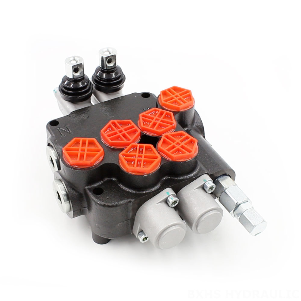 P80-G34-2OT Manual 2 Spool Monoblock Directional Valve image