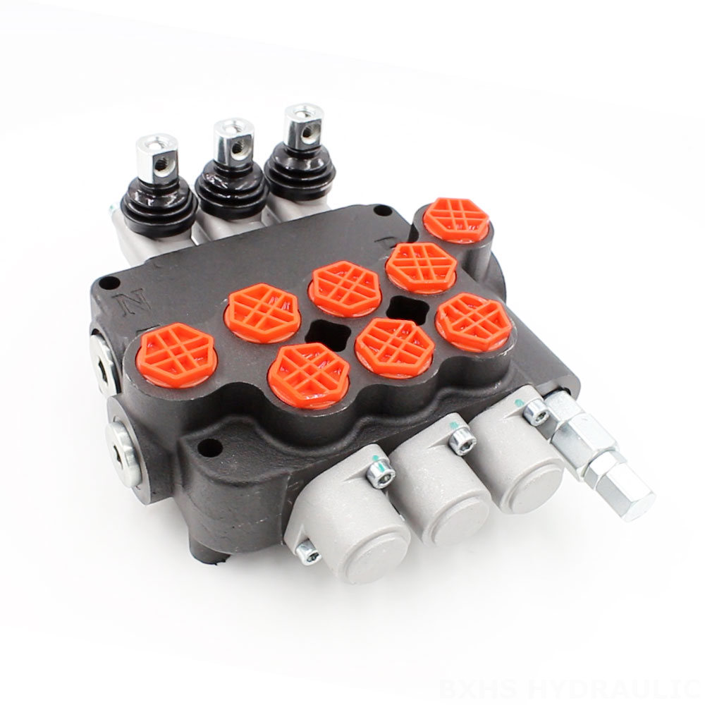 P80-G34-3OT Manual 3 Spool Monoblock Directional Valve image