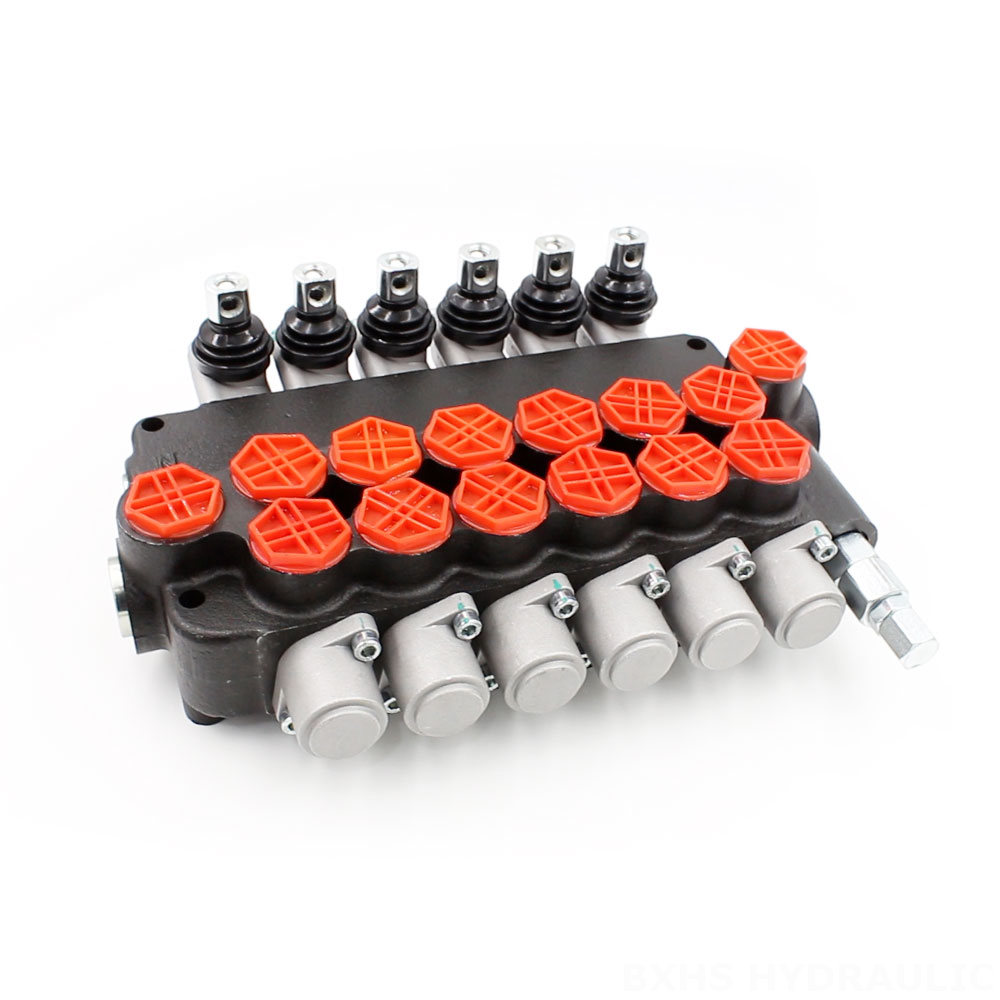 P80-G34-6OT Manual 6 Spool Monoblock Directional Valve cover photo