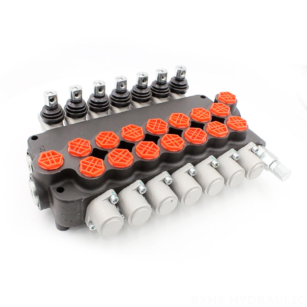 P80-G34-7OT Manual 7 Spool Monoblock Directional Valve cover photo