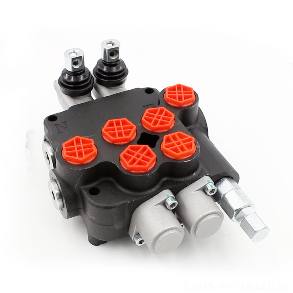 P80-G34-G12 Manual 2 Spool Monoblock Directional Valve cover photo