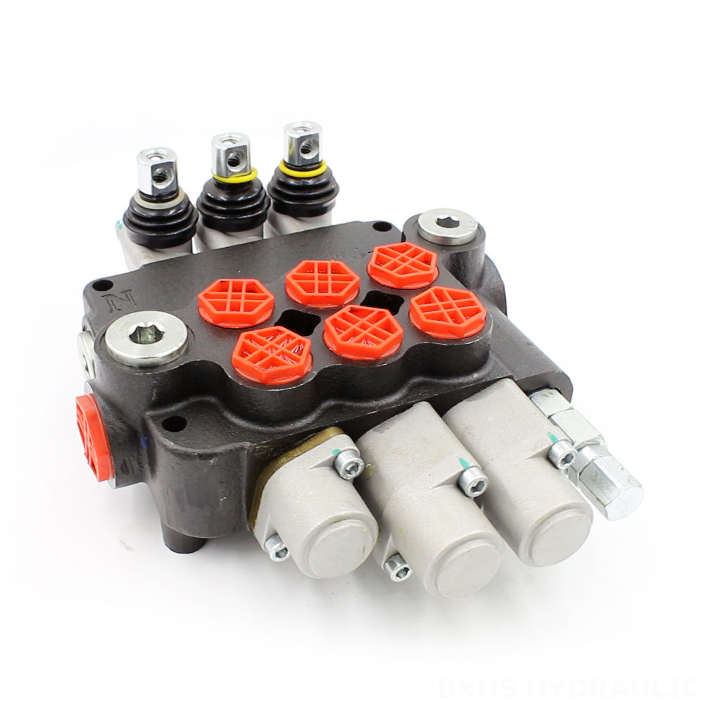 P80-G34-G12 Manual 3 Spool Monoblock Directional Valve cover photo