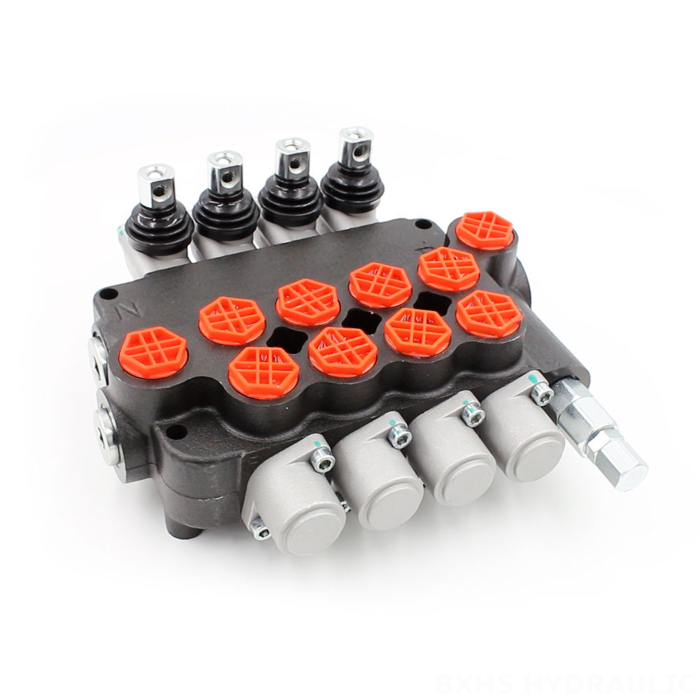 P80-G34-G12 Manual 4 Spool Monoblock Directional Valve cover photo