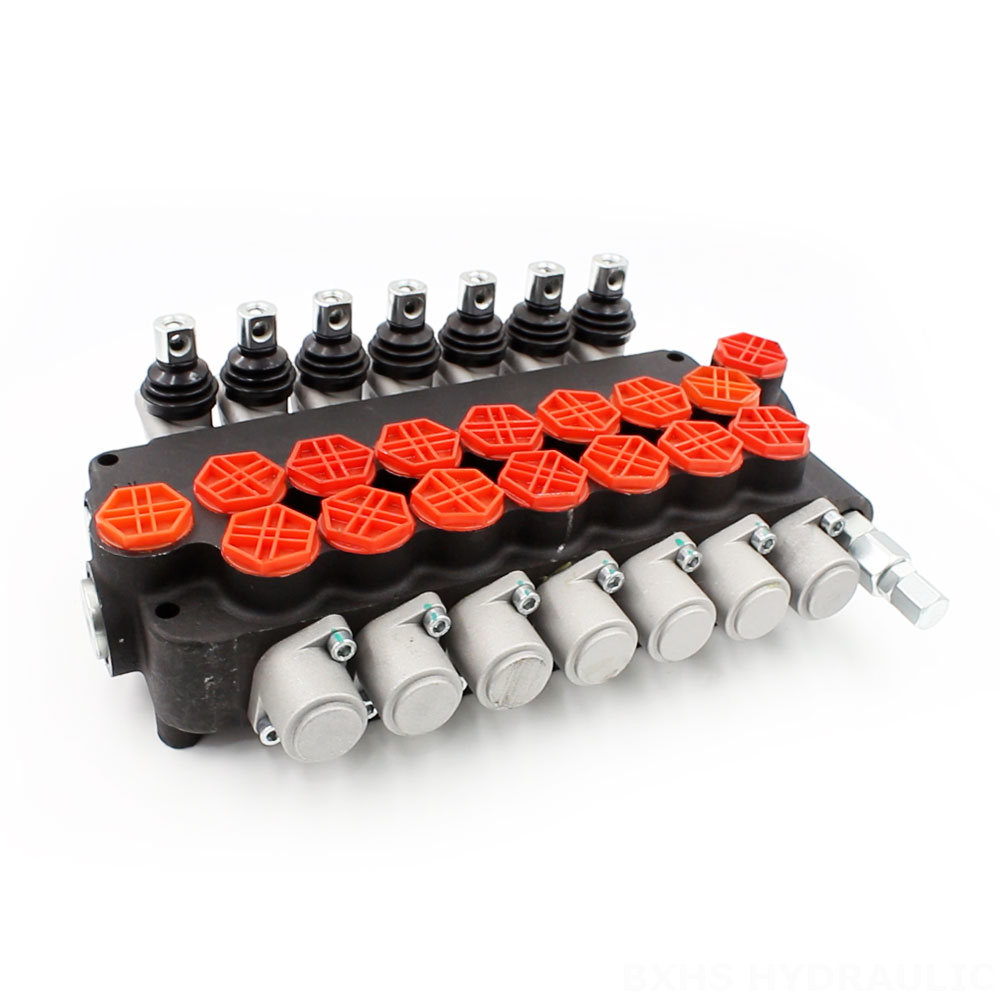 P80-G34-OT Manual 7 Spool Monoblock Directional Valve cover photo