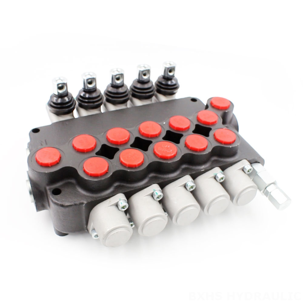 P80-U116-U78-OT Manual 5 Spool Monoblock Directional Valve image