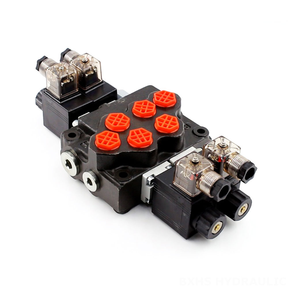 SD5 Solenoid 2 Spool Monoblock Directional Valve cover photo