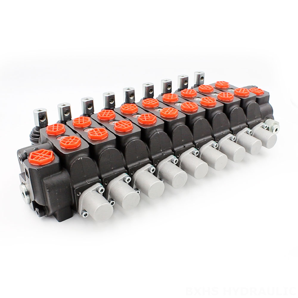 SD8 Manual 9 Spool Sectional Directional Valve cover photo