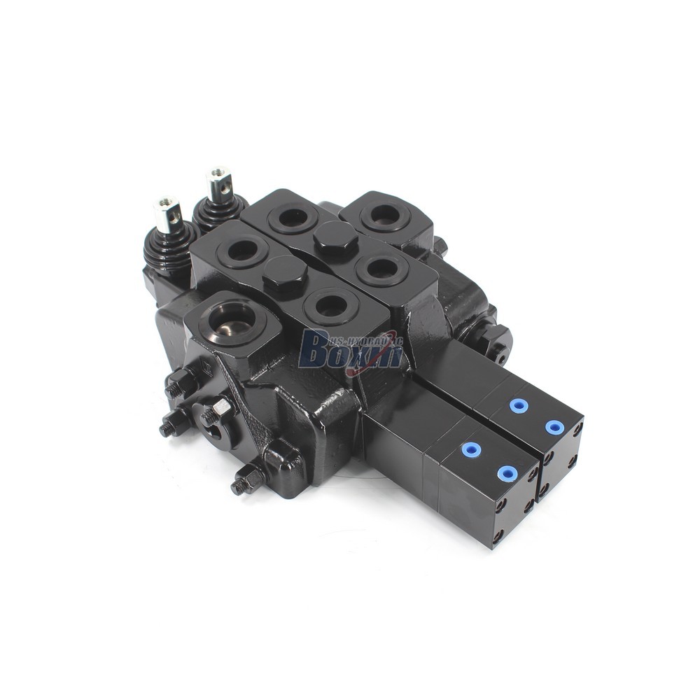 Boxinhuasheng SDS180Q Pneumatic and Manual 2 Spool Sectional Directional Valve
