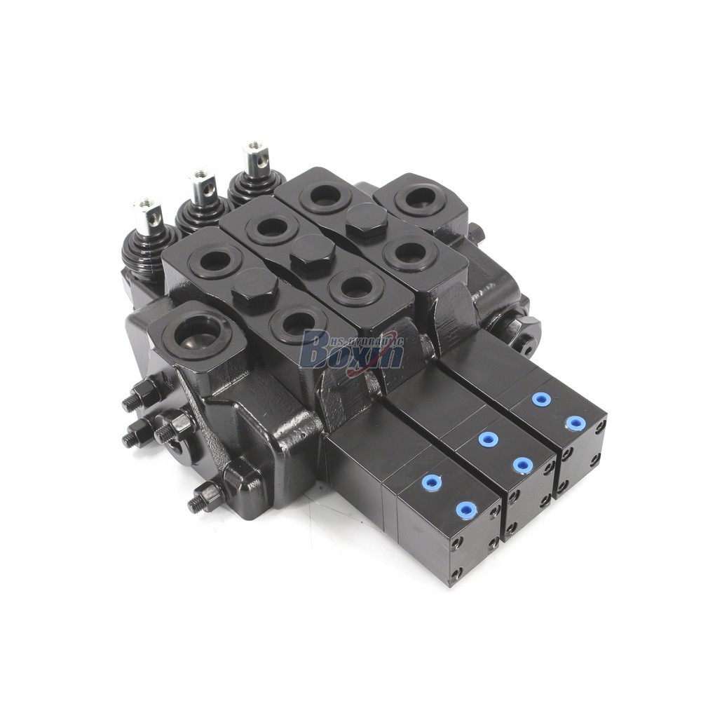 Boxinhuasheng SDS180Q Pneumatic and Manual 3 Spool Sectional Directional Valve