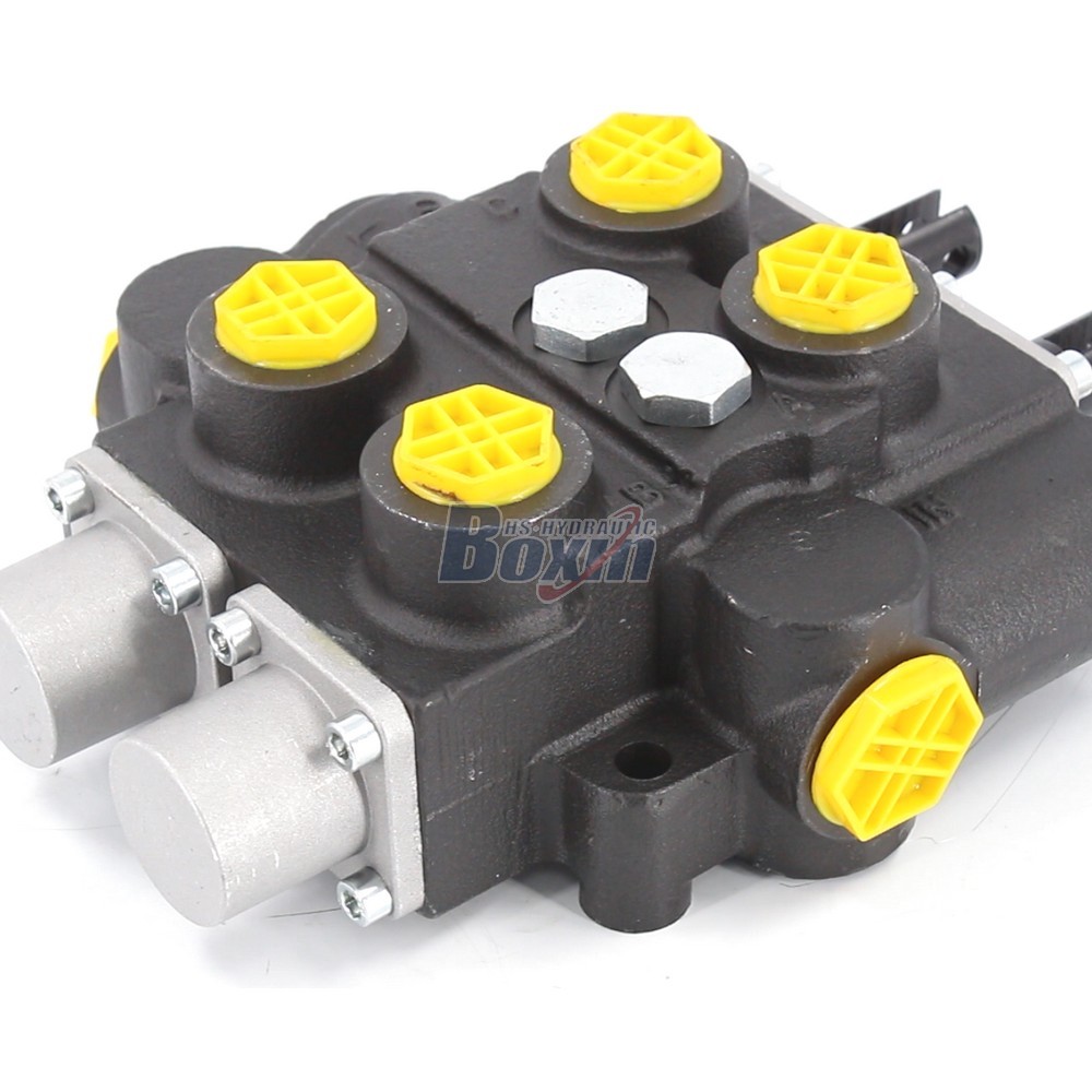 Durable RD5200NPT-2OT 2 Spool Hydraulic Control Valve for Construction Equipment detail image