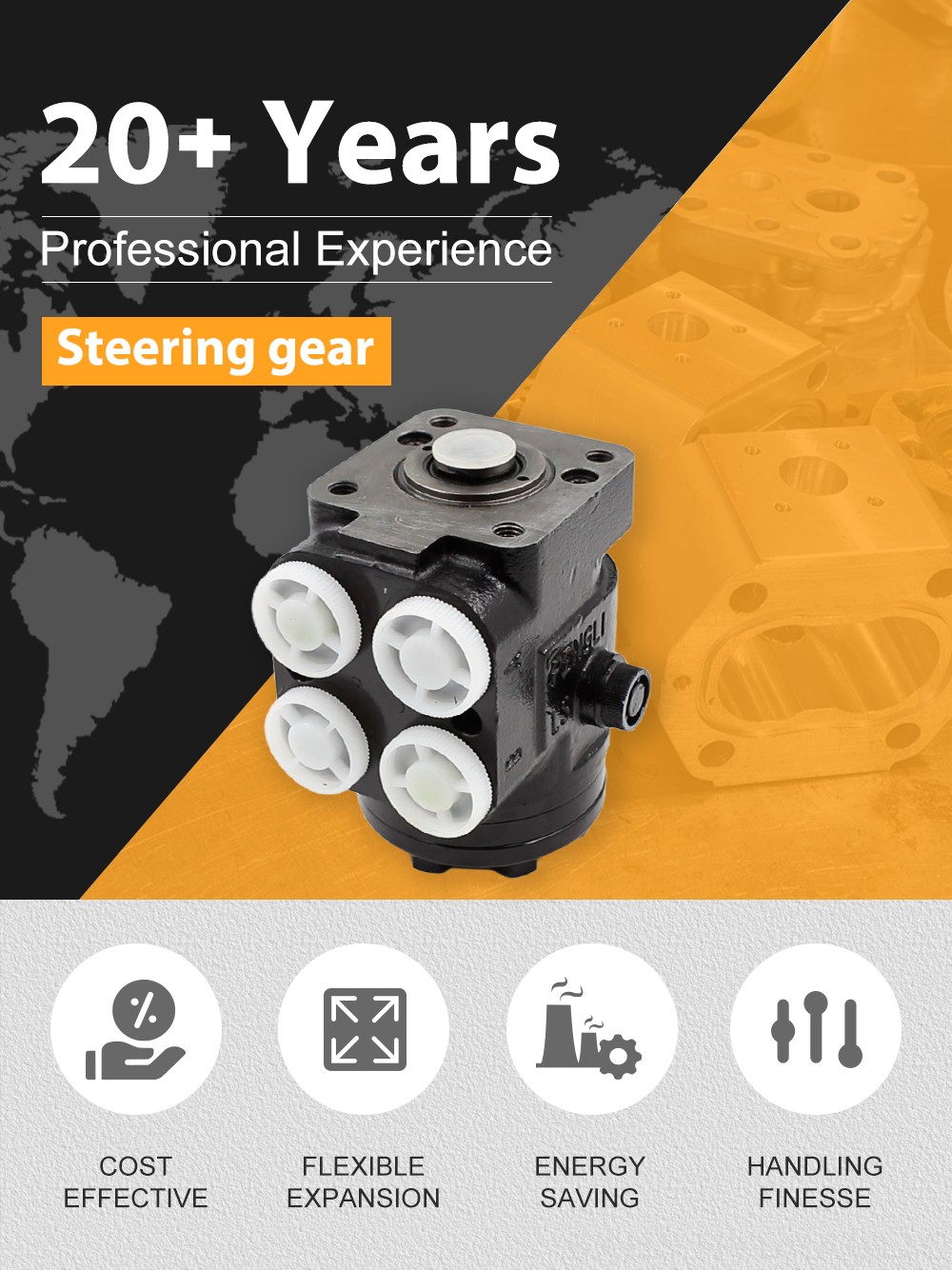 101S-5-80 80 ml/r 8 L/min Streering Unit detailed image