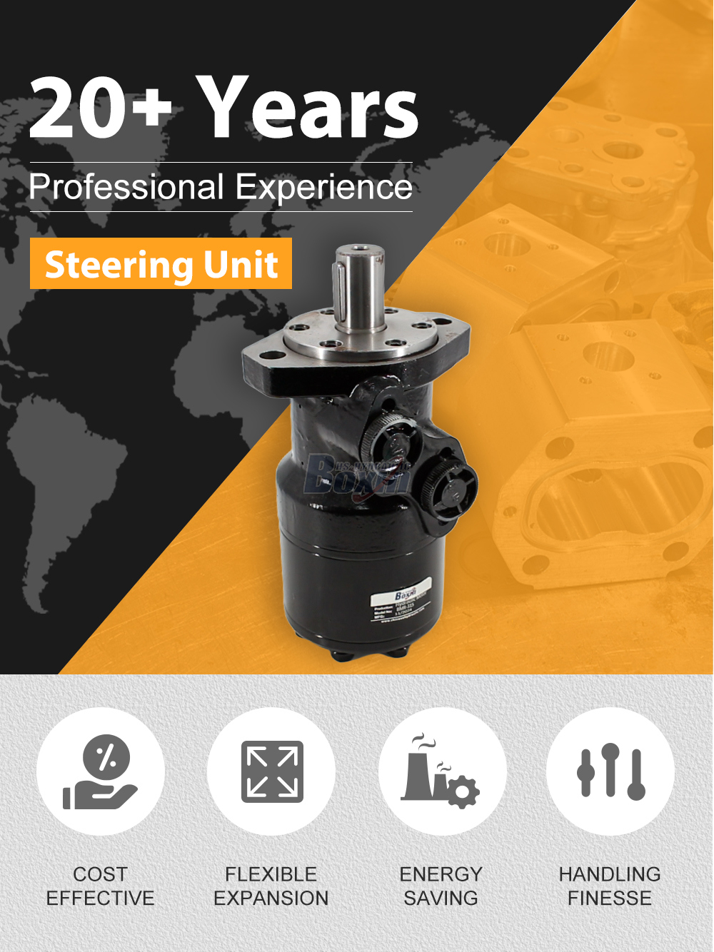 OEM ODM Custom BMR-315 Hydraulic Motor 315 cc/r Private Labeling detailed image