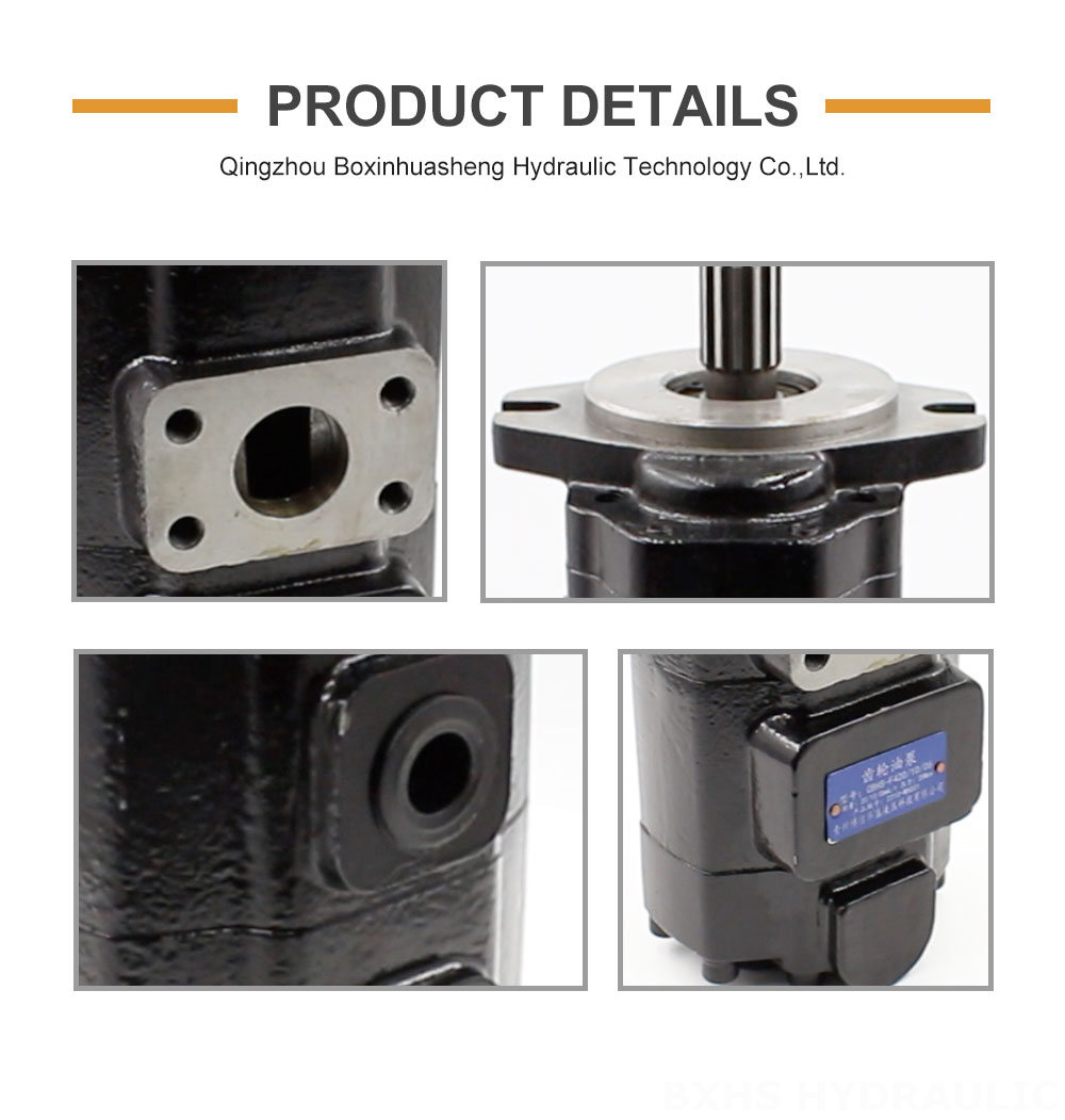 P30 Hydraulic Pump High Flow Rate Hydraulic Gear Pump - 40 cc/rev - Customizable Options detailed image