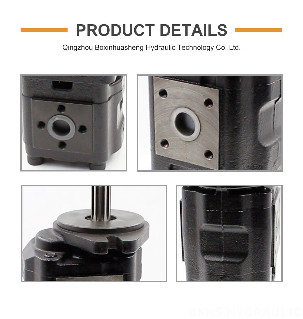 Mini Gear Pump 40 cc/rev Hydraulic Gear Pump: Factory Direct Supply & Global Distribution detailed image