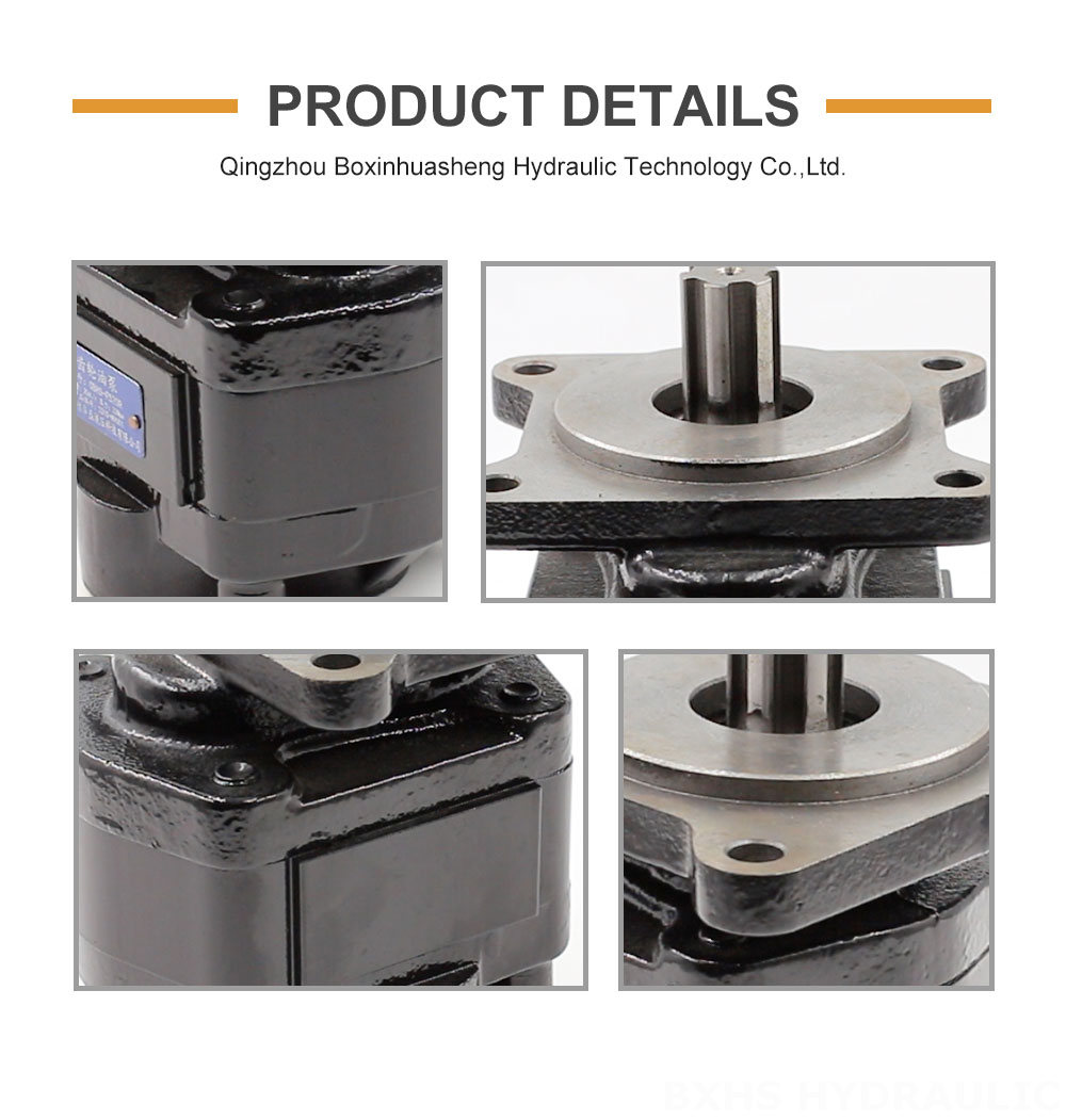 Aluminium Gear Pump Industrial Hydraulic Gear Pump | 20 cc/rev | Factory Direct detailed image