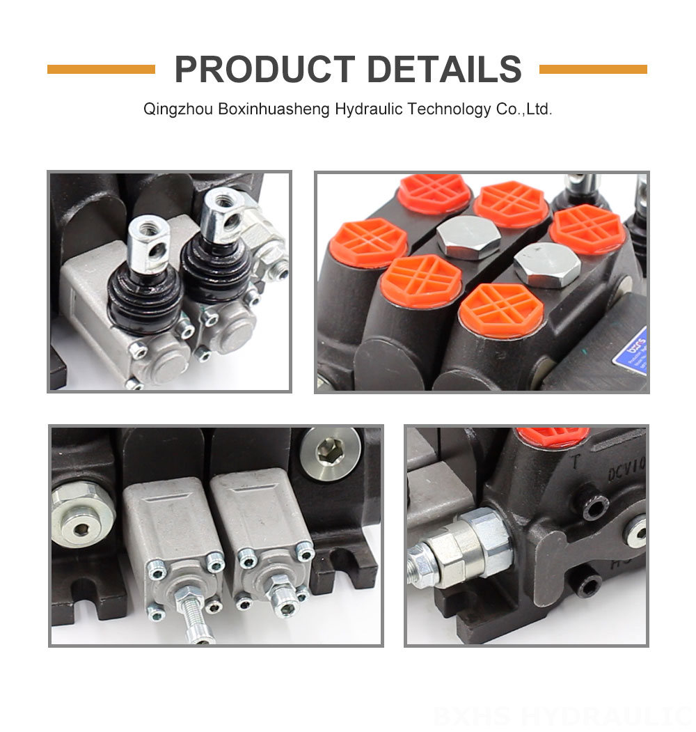 DCV100 Manual 2 Spool Sectional Directional Valve detailed image