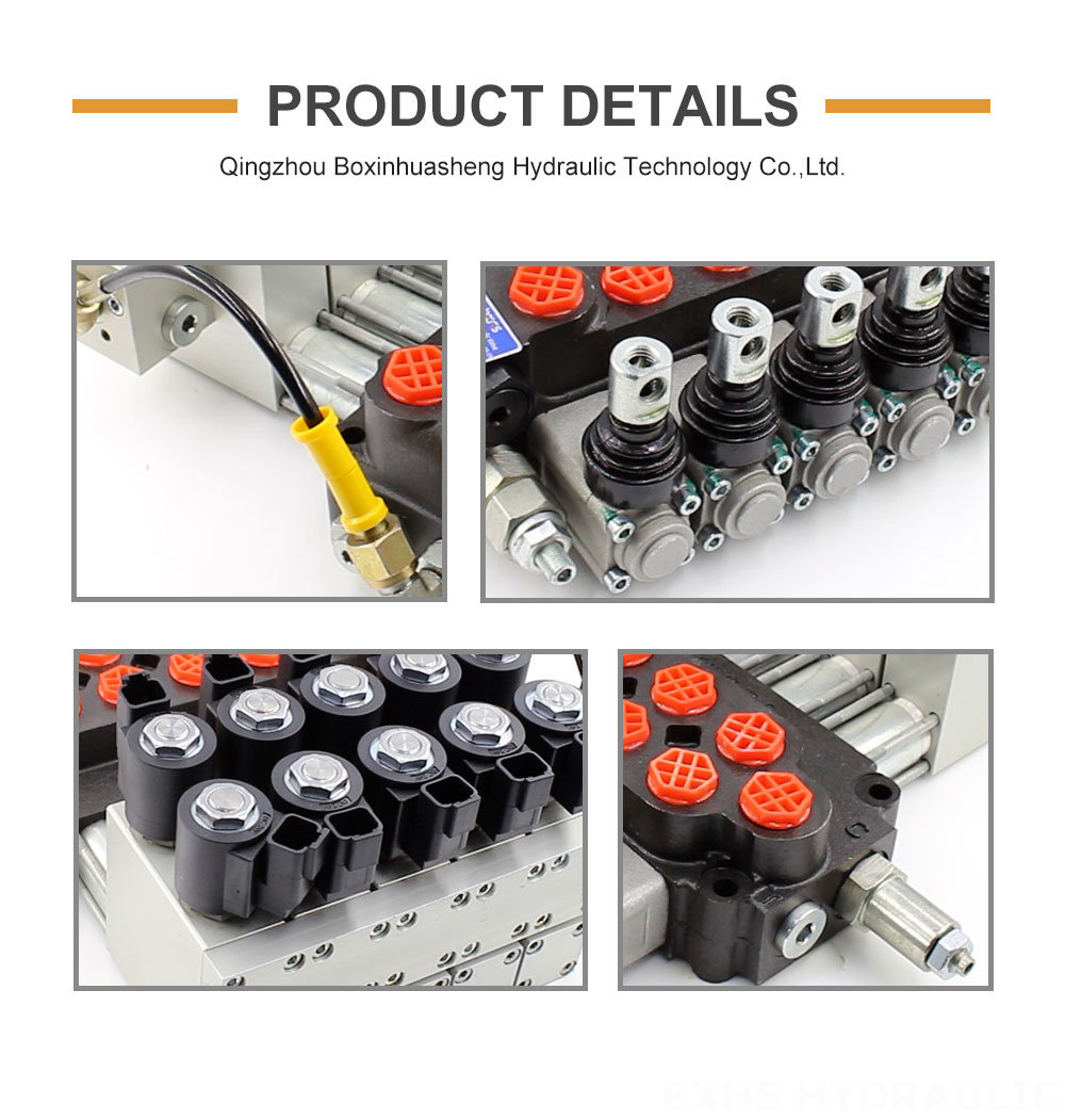 Distributor Hydraulique 5-Spool Monoblock Directional Valve - DCV40Z Series | Wholesale & OEM detailed image