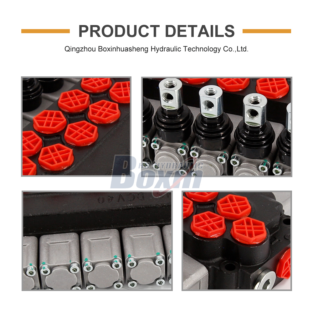 Direct Factory Wholesale DCV40 Manual 6 Spool Directional Valve detailed image