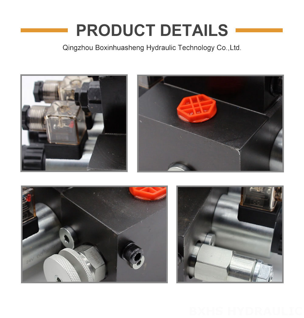 DCV58F 2-Spool Hydraulic Directional Valve | Factory Direct & Customizable detailed image