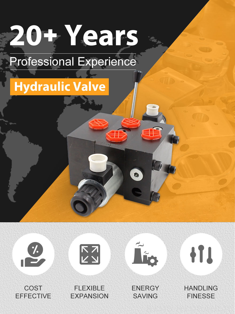 Customized Hydraulics: Modify the DCV58 Valve to Meet Your Exact Requirements detailed image