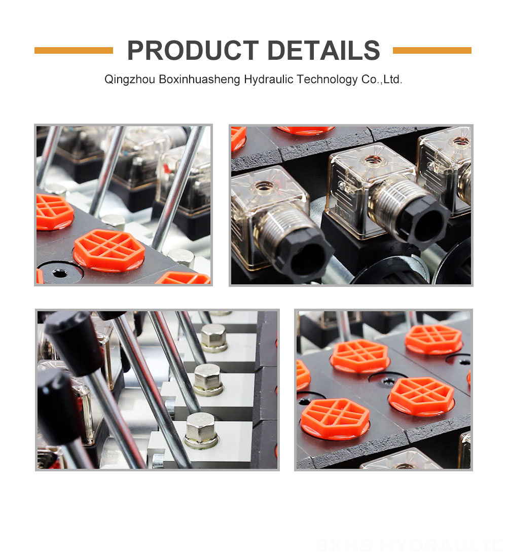 DCV58 Solenoid 9 Spool Sectional Directional Valve | Solenoid Directional Valve detailed image