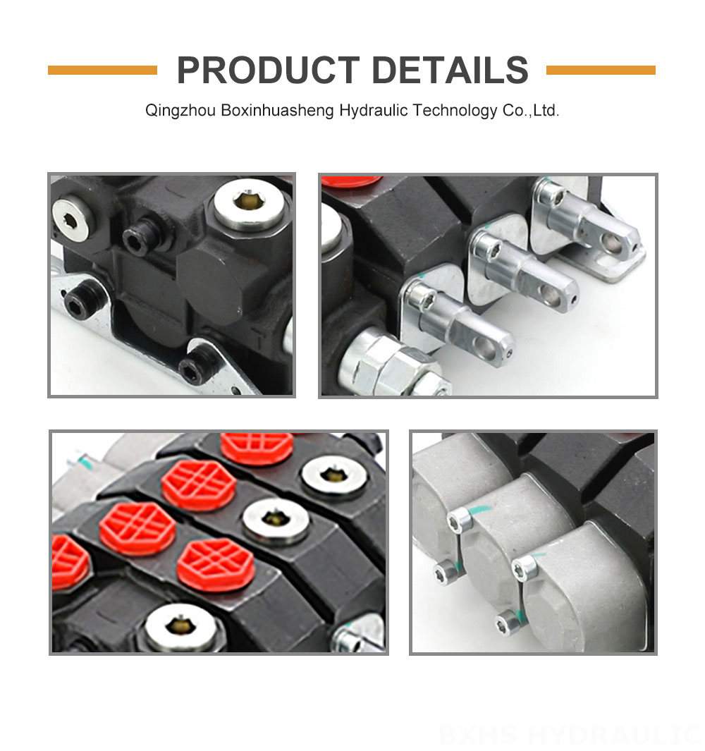 HSDS15 Manual 3 Spool Monoblock Directional Valve detailed image