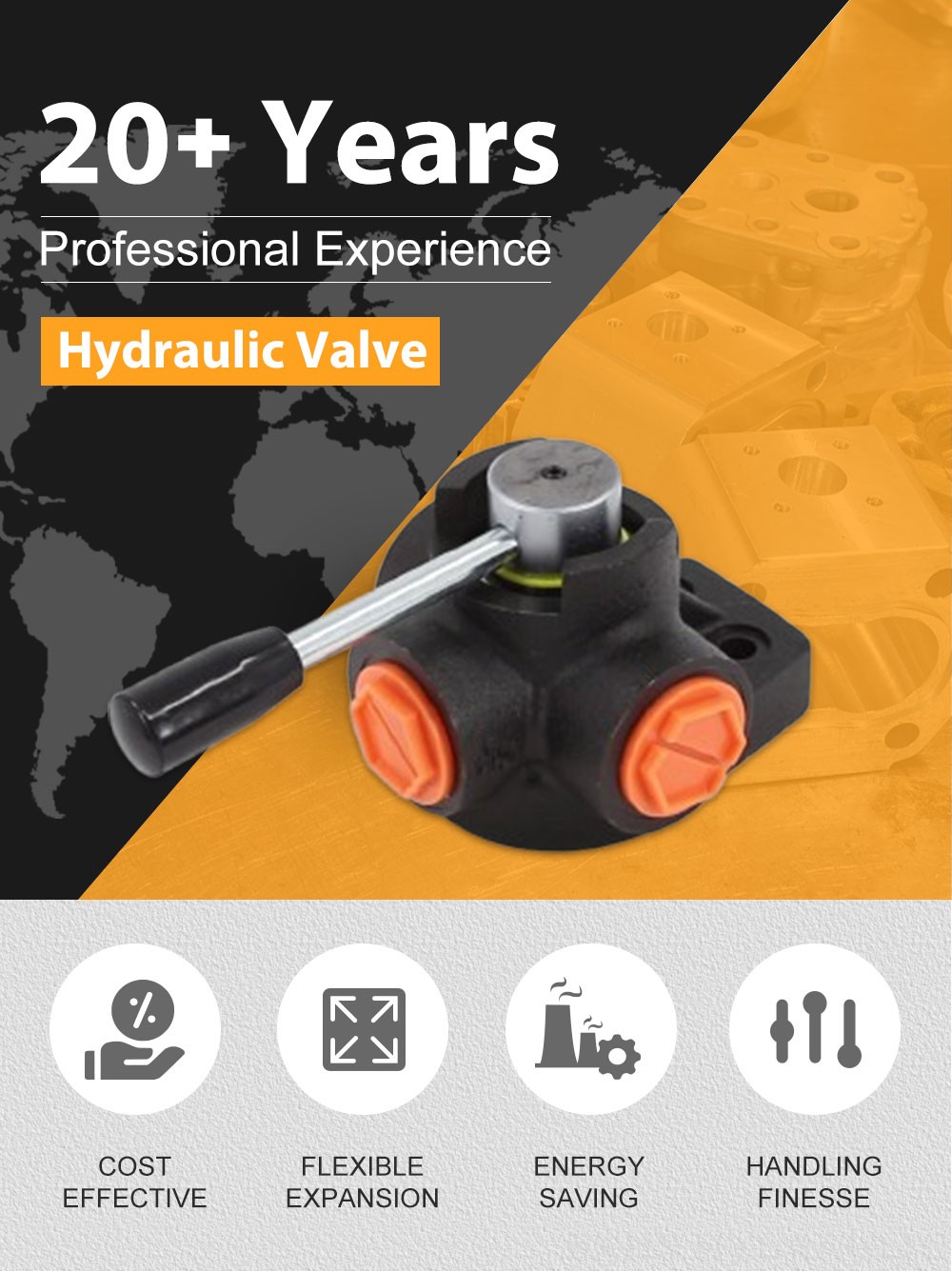 HSDV33 Manual 1 Spool Flow Diverter Valve detailed image