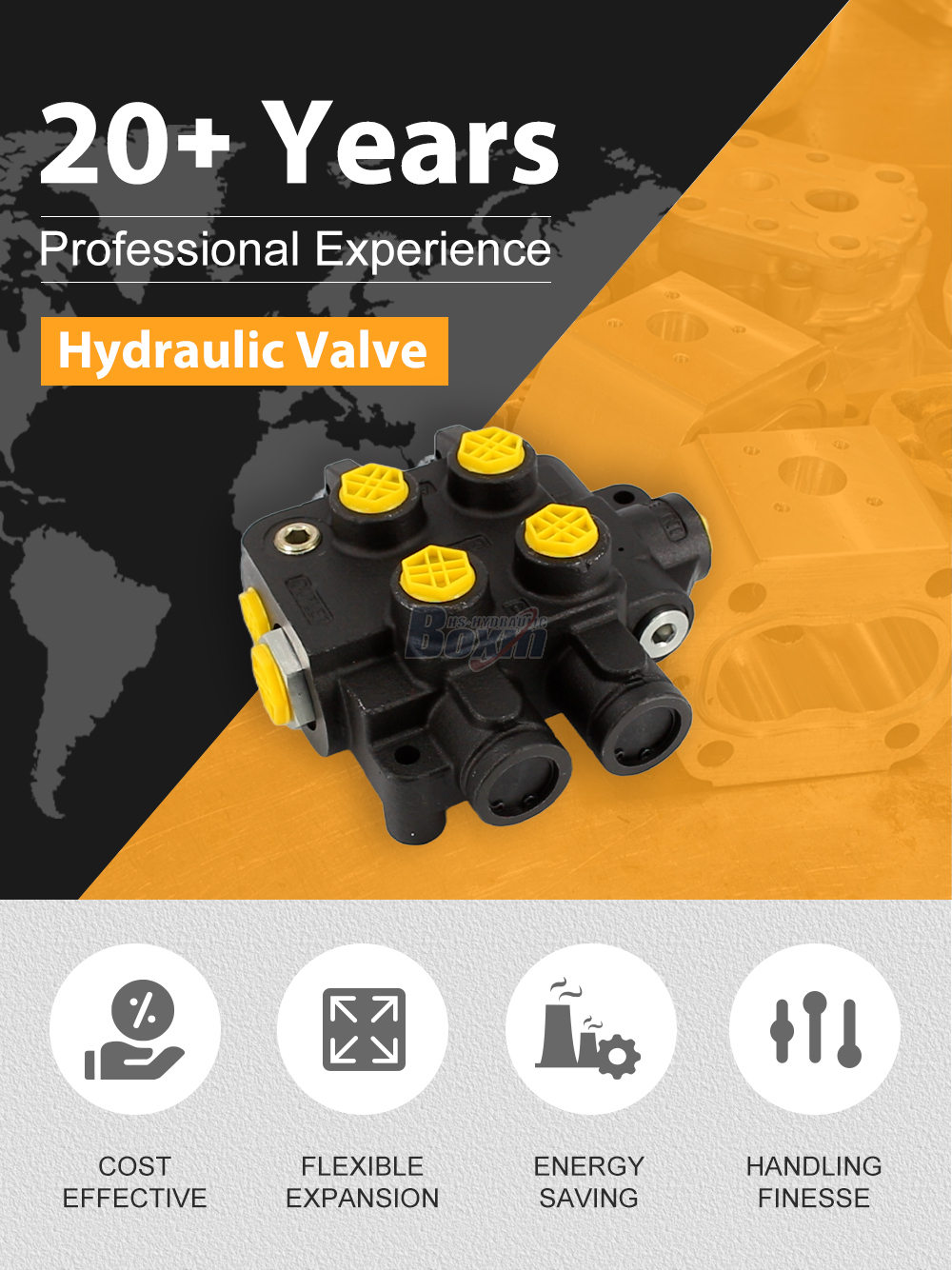 Global Partnership Opportunities for HSSP-2OT-J 2 Spool Hydraulic Valves detailed image