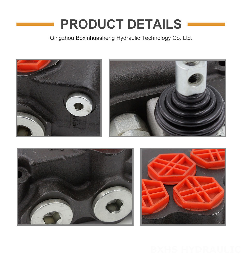 Hydraulic Control Valve 3 Position 4 Way Customizable Hydraulic Valves: P120-G1 Monoblock Valve detailed image