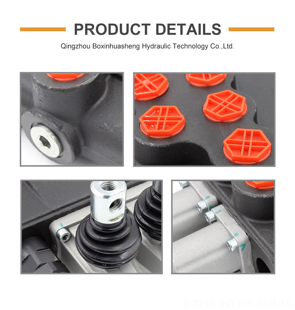 P120-G34-G1-OT Manual 2 Spool Monoblock Directional Valve detailed image