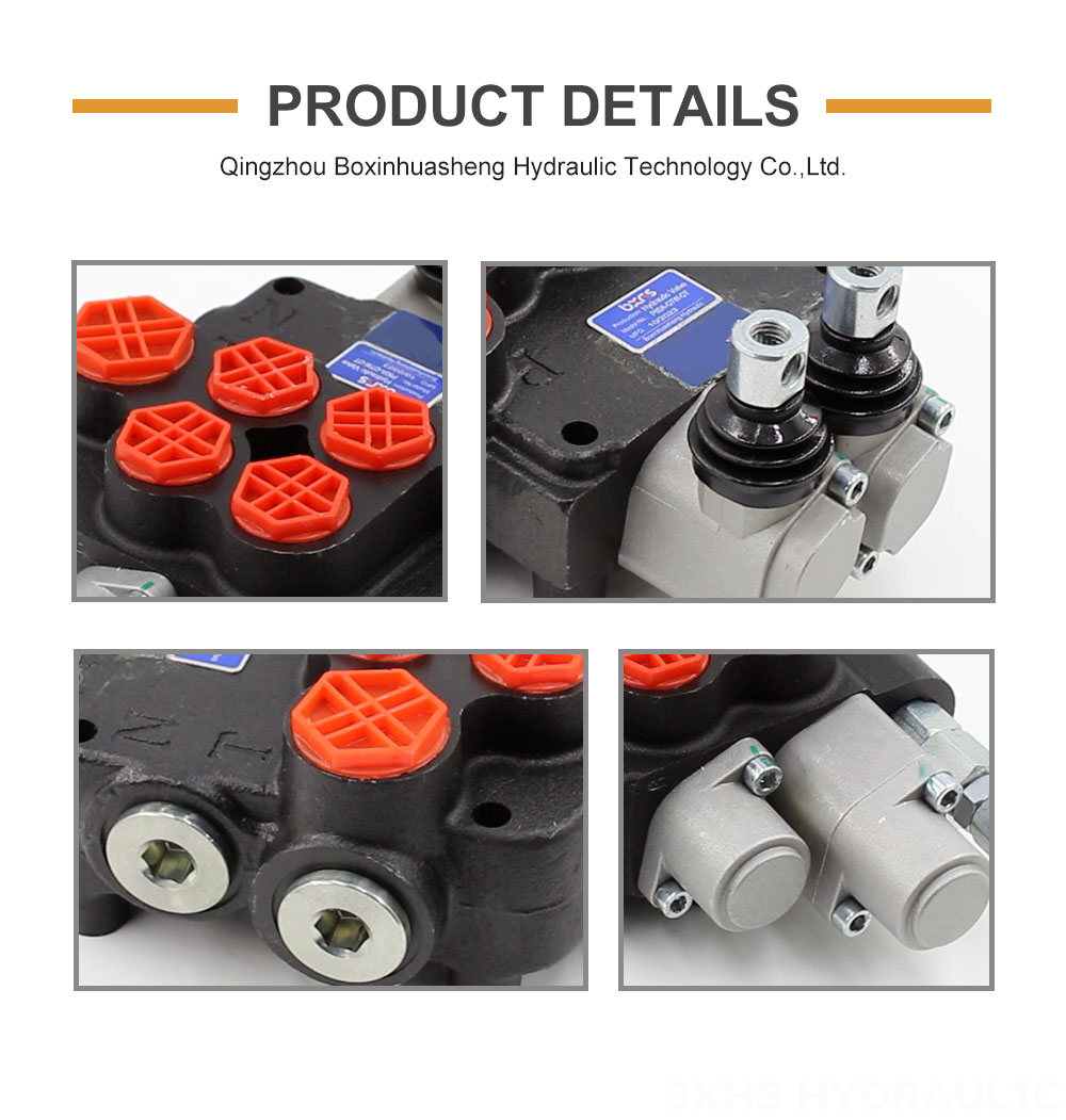 P120 Manual 2 Spool Monoblock Directional Valve detailed image